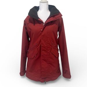 Burton Women's “The White Collection” Red Snowboard/Ski Jacket